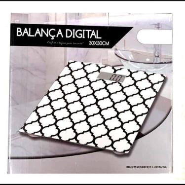 Imagem de Balanca banheiro digital decorada 30cm - Em Casa Tem