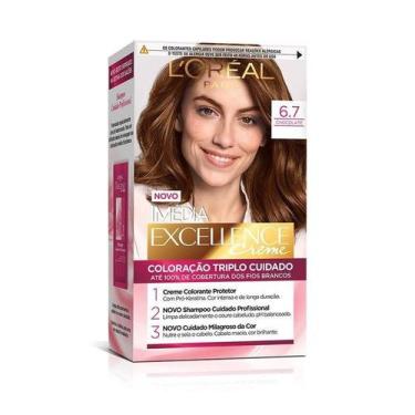 Imagem de Coloração Imédia Excellence L'Oreal Creme 6.7 Chocolate - Imedia