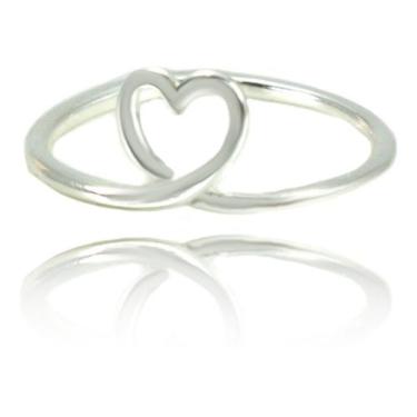 Imagem de Anel Coração Infinito Amor Prata Legitima 925 - Lojas La&Ny, 26, Prata