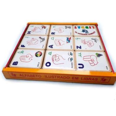 Imagem de Alfabeto Ilustrado Móvel De Libras - Brinque E Leia