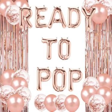 Imagem de Balões prontos para estourar balões de confete decoração de chá de bebê menino menina revelação de gênero anúncio de gravidez suprimentos de festa de recém-nascido decorações