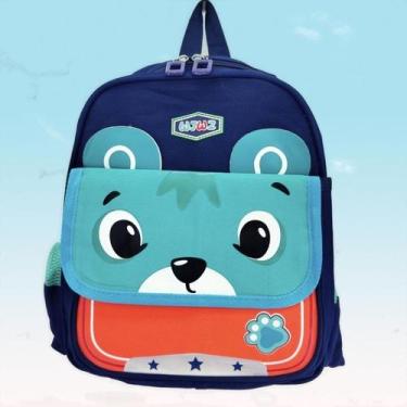 Imagem de Mochila Bolsa Infantil Escolar  - good felps, Azul e Azul