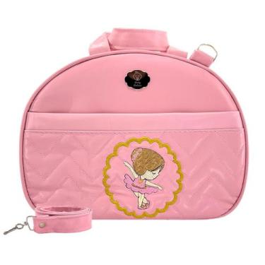Imagem de Bolsa de Ballet Infantil Mala Bailarina Impermeável Dança Esporte - Lo