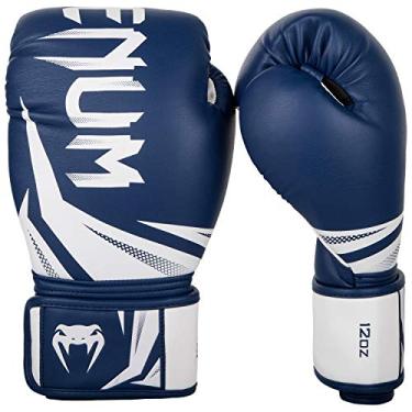Imagem de Venum Luvas de boxe Challenger 3.0 - 340 g, azul marinho/branco, 340 g