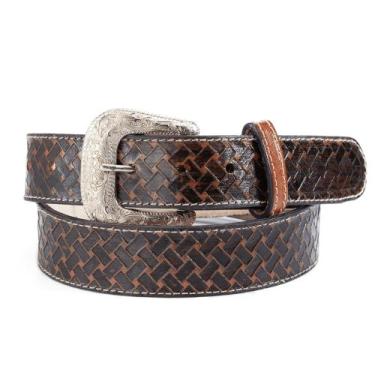 Imagem de Cinto Em Couro Masculino Feminino Country Fivela Removível - Pampas Co