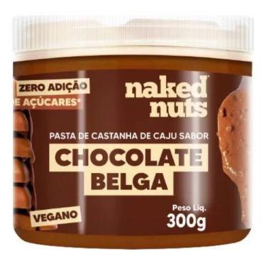 Imagem de Pasta Castanha De Caju Sabor Chocolate Belga 300g Naked Nuts