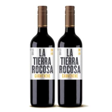 Imagem de Kit 2 Vinhos La Tierra Rocosa Carménère Tinto Chile 750ml