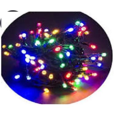 Imagem de Pisca pisca 100 LEDS luzes coloridas 127V comprimento 4,2 metros - NEW