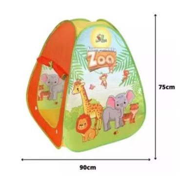 Imagem de Barraca Zoo Infantil Colorida - O Espaço Perfeito para a Imaginação da