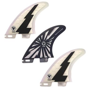 Imagem de Quilhas MF 7 Branca Large Encaixe FCS 2 Surf Exclusivo - FARMS, Large