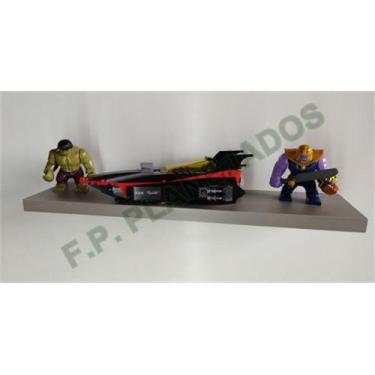 Imagem de Prateleira em MDF 10x40 cm - COR: Gianduia Trama Fosco - FP Planejados