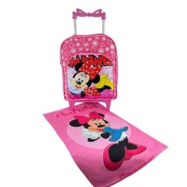 Imagem de Mochila infantil escolar de costa minnie menina mochila CRECHE - LOBET