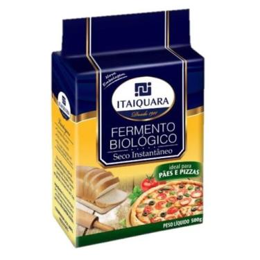 Imagem de kit 2 Fermento Biológico seco itaiquara instantaneo 500g