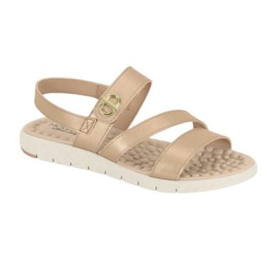 Imagem de Sandalia Modare Ultraconforto Ortopedica Esporão 7162223, Dourado, 36