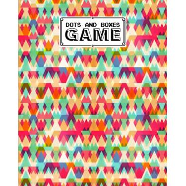 Imagem de Dots And Boxes Game: Premium Triangle Cover Dots And Boxes Game, A Classic Strategy Game - Large and Small Playing Squares, 120 Pages, size 8" x 10" by Heinz Zander