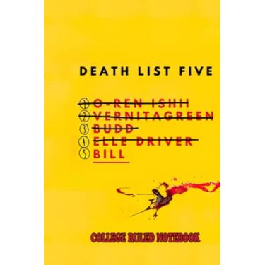 Imagem de College Ruled Notebook: The Modern Funny Kill Paper Bill Story Death Reminder List Baking Composition Notebooks, Journal, Diary 110 Lined Page Book (6 X 9)