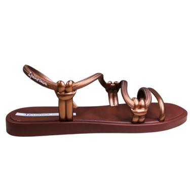 Imagem de Sandália Feminina Slide Ipanema Solar Tiras Douradas (Cobre, BR, Adulto, Numérico, 35)