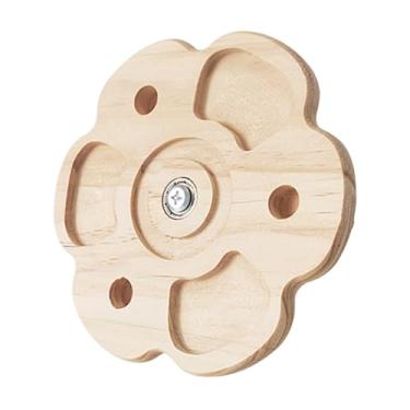 Imagem de Baoblaze Chinchila molar brinquedo hamster mastigando brinquedo rotativo interativo limpeza dos dentes pequeno animal de estimação pendurado exercício roda, Flor