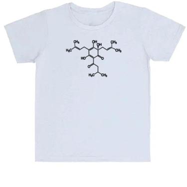 Imagem de Camiseta Infantil Fórmula química da cerveja - Alearts, 14