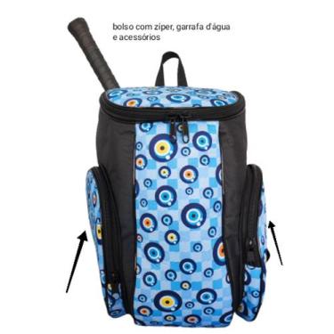 Imagem de Raqueteira Mochila Beach Tennis e Tênis Twin - Boadebolsa