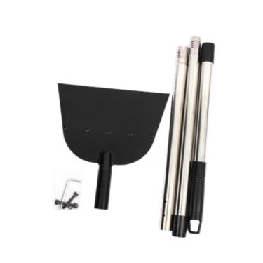 Imagem de Gralara Ferramenta de remoção de esterco agrícola Limpeza de ferramentas de pára, Prata