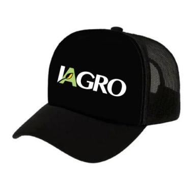 Imagem de Boné Truck Agro Agricultura Preto ou Verde de Telinha Redinha - Sem ma