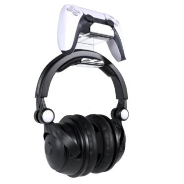 Imagem de Suporte De Parede Compatível Controle Universal Xbox PlayStation Ps5 e Headset Headphone Fone de Ouvido Gamer