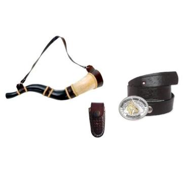 Imagem de Kit Infantil Cowboy Com Berrante + Cinto + Bainha Top - DRC, 70