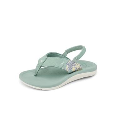 Imagem de Reef Chinelo Little Santa Ana para meninas, Frosty, 18