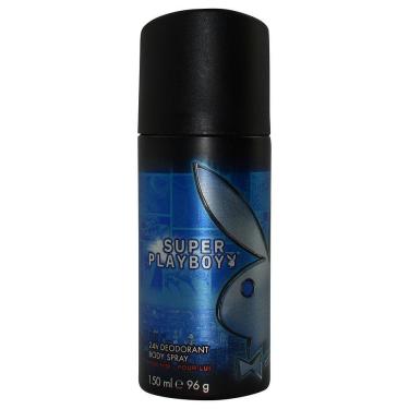 Imagem de Água De Cheiro Masculina Playboy Super Spray Corporal 150 Ml