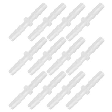 Imagem de PATIKIL 12 peças de acessórios de mangueira de plástico de 1/20.3 cm - 1/15.2 cm, acessórios para tubos redutores, adaptador de tubulação, kit de junta de emenda de união para sistema de ar gás água