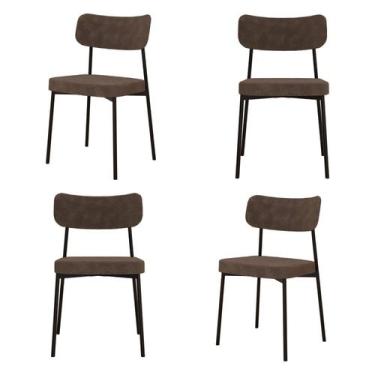 Imagem de Kit com 4 Cadeiras para Sala de Jantar Mona Yescasa
