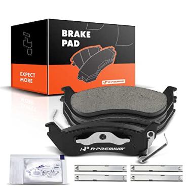 Imagem de A-Premium Conjunto de pastilhas de freio a disco de cerâmica traseiras compatível com modelos selecionados Ford, Lincoln e Mercury - Crown Victoria/Town Car/Grand Marquis 2003-2011, Ranger 2010-2011,