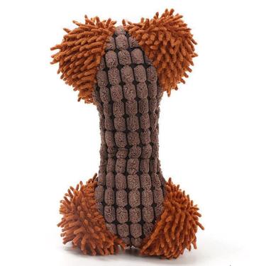 Imagem de Mordedor de Pelucia Pet Caes Gato Cachorro Brinquedo com Apito Interativo Animal de Estimaçao