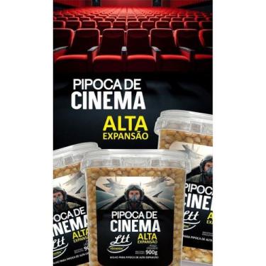 Imagem de Milho de Pipoca Premium Alta Expansão De Cinema 900g - lttalimentos