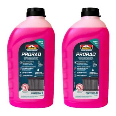 Imagem de Kit 2 Aditivo para Radiador Prorad Proauto 1 Litro