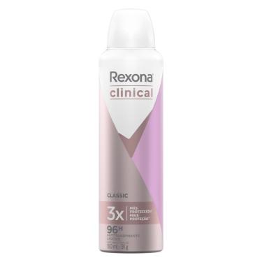 Imagem de Desodorante Aerosol Rexona Feminino Clinical Clássic 150ml