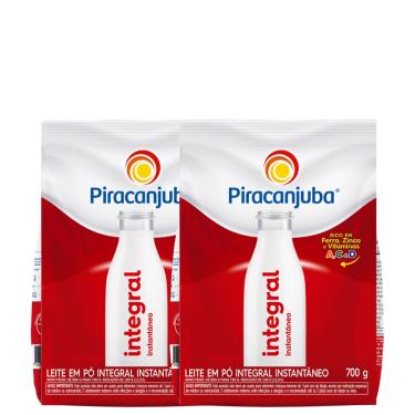 Imagem de Kit C/2 Leite Em Pó Integral Instantaneo 700g