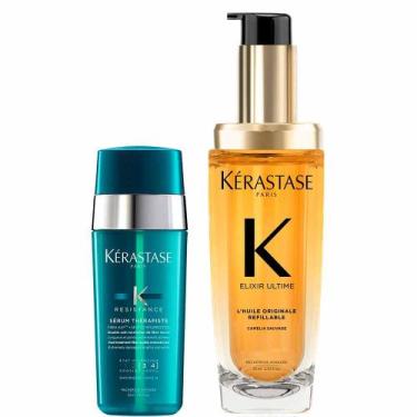 Imagem de Kérastase Kit - Óleo Capilar + Sérum Dupla de Proteção Térmica - Keras
