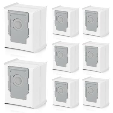 Imagem de Pacote com 8 sacos de vácuo para irobot Roomba i7, i7+, i8, i8+, i3, i3+, i4, i4+, i5, i5+ i6, i6+, j5, j5+, j6, j6+, j7, j7+, j8, j8+, j9, j9+, s9, s9+, substituição para sujeira da série i & s & j