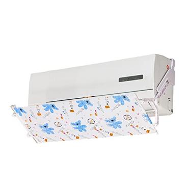 Imagem de Defletor de vento de ar condicionado ajustável, universal para ar-condicionado de escritório interno, borboleta (urso)