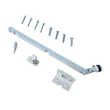 Imagem de Haste vidro temperado maxim ar basculante 30cm branco - Sabra Ferragen