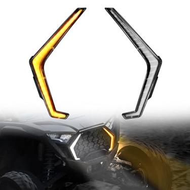 Imagem de SLORIMOD Lâmpadas de LED dianteiras com destaque para churrasqueira para acessórios Polaris RZR PRO XP 2025