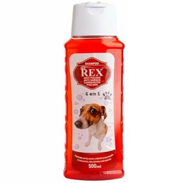 Imagem de Rex Shampoo Anti Pulgas, Sarna e Carrapatos para Cachorro, 6 em 1, 500ml