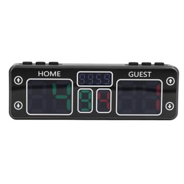 Imagem de Ball Game Touch Control Scoreboard Portátil Recarregável Multi-cening Scoreboard Scoreboard Digital Scoreboard Com Timer de Contagem Regressiva para Shuffleboard, Pebolim,