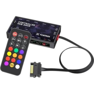 Imagem de Controladora Fan Fortrek Controller Hub com Controle Remoto 7 Portas