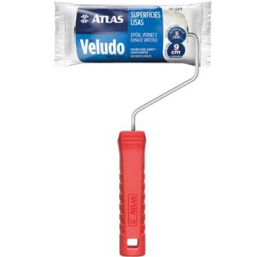 Imagem de Rolo de Pintura Veludo Natural Lã de Carneiro 9cm - 329/9 - PINCEIS AT