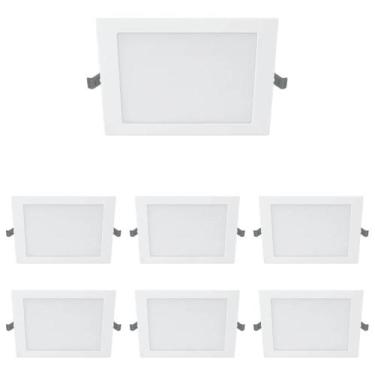 Imagem de 7 Luminárias Plafon Led 3000k Philips 18w 1300Lm Bivolt