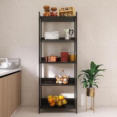 Imagem de Armário de Cozinha Compacto 5 Prateleiras Movlar - Mod.0703 (Preto)