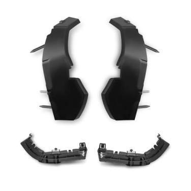 Imagem de Quaneguzy Kit de suporte de para-choque dianteiro de 4 peças adequado para Dodge Challenger 2015-2022 capas de retentor do lado esquerdo e direito, substitui 68375013AA, 68259546AA, 68024342AD
